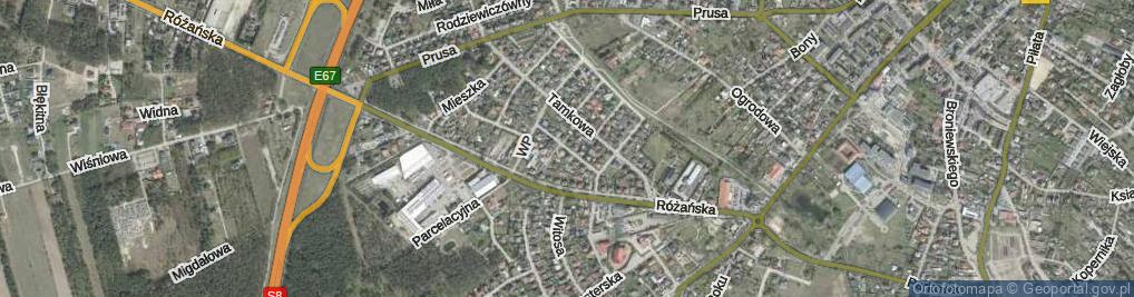 Zdjęcie satelitarne Świderskich Marii i Józefa ul.